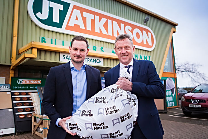 Brett Martin supplier to AJ Atkinson builders merchants in Middlesbrough