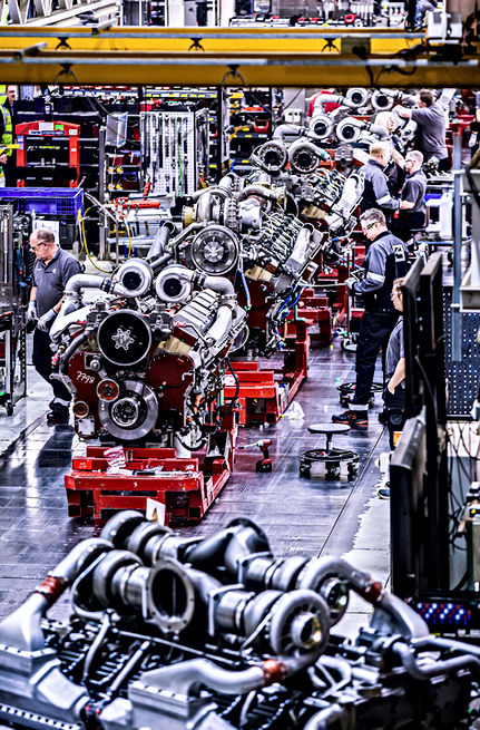 engine manufactoring at the Cummins Daventry plant