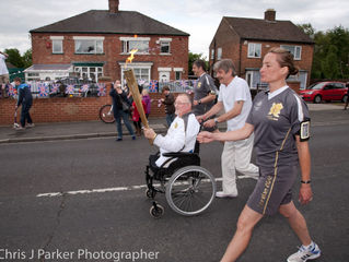 Olympic Torch at Stockton on Tees