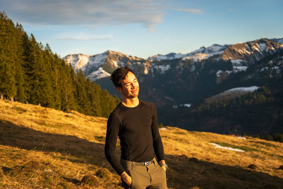 Stefan Trampitsch in der Sonne