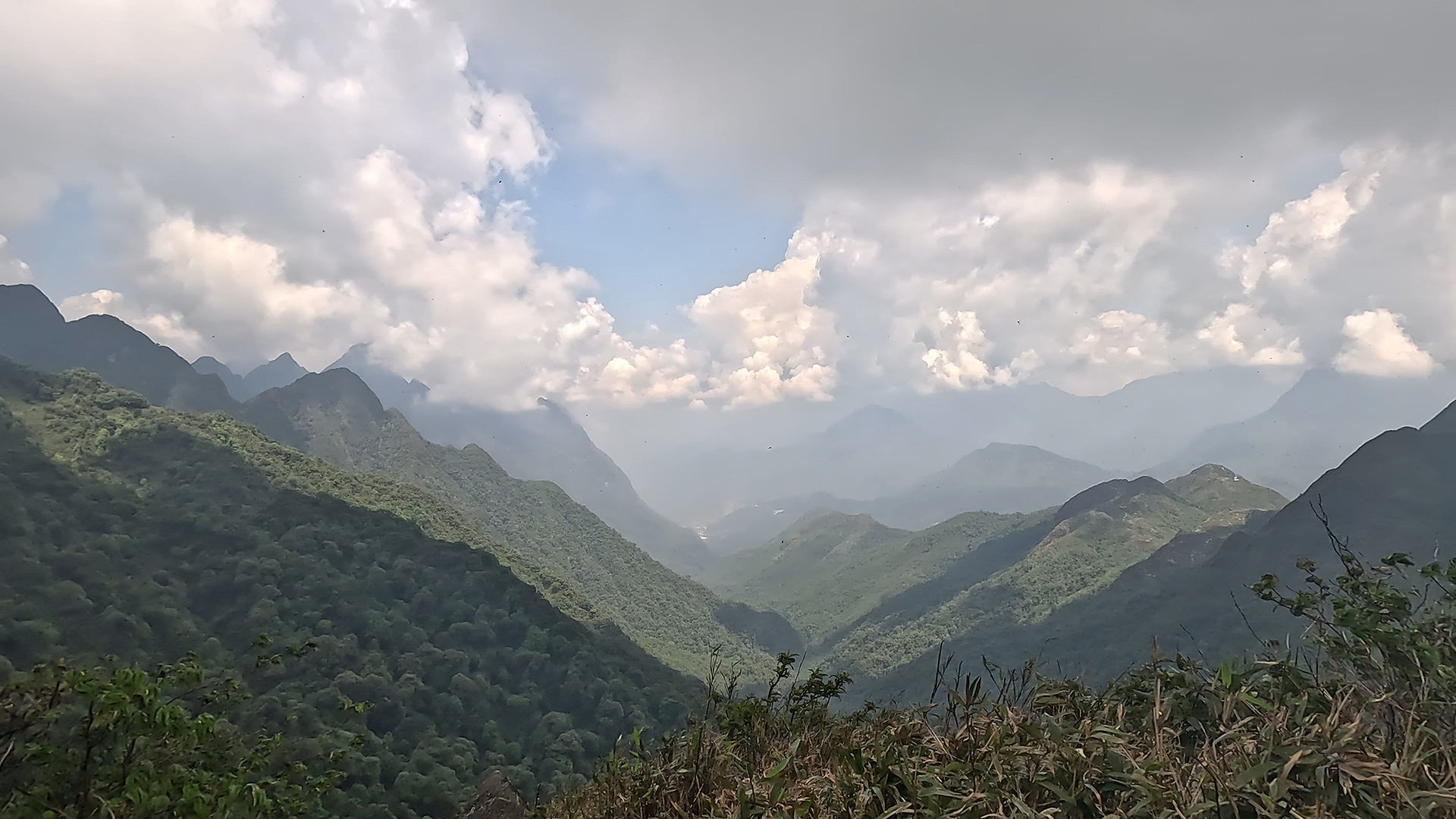 Gebirgskettevon Fansipan in Sapa