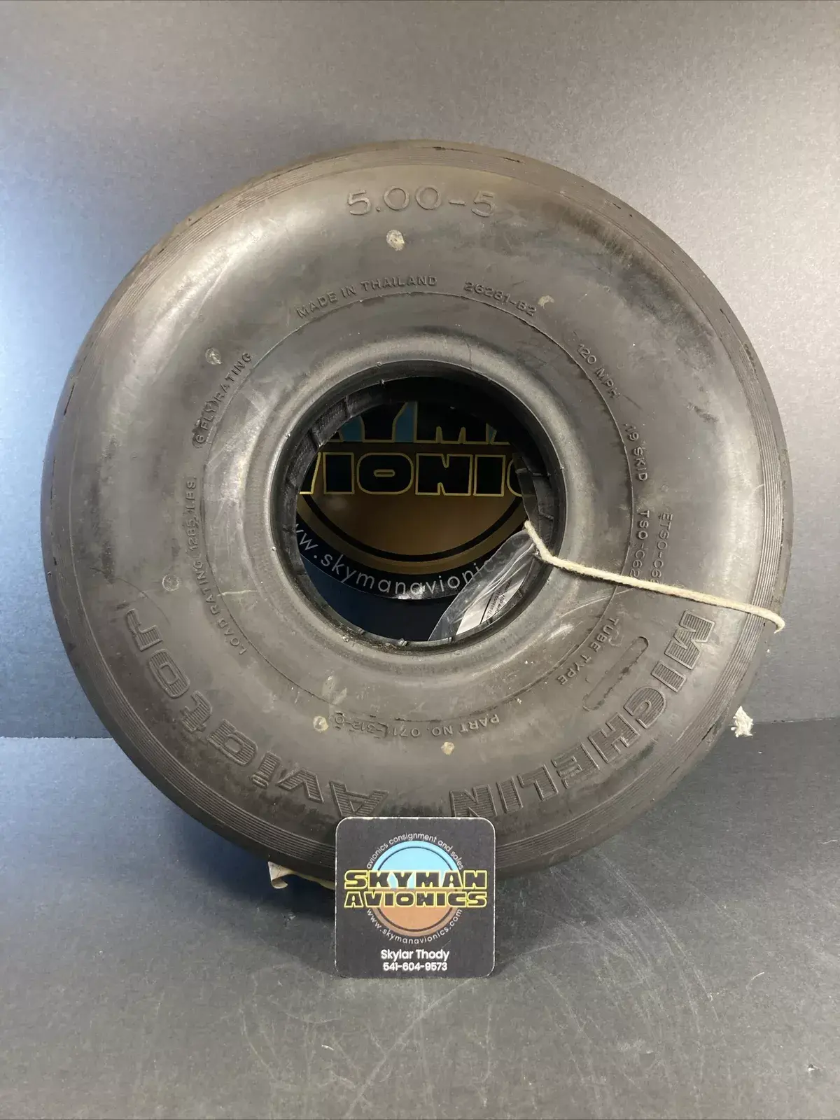 Michelin Aviator 5.00x5 6 Ply Aircraft Tire - 071-312-0