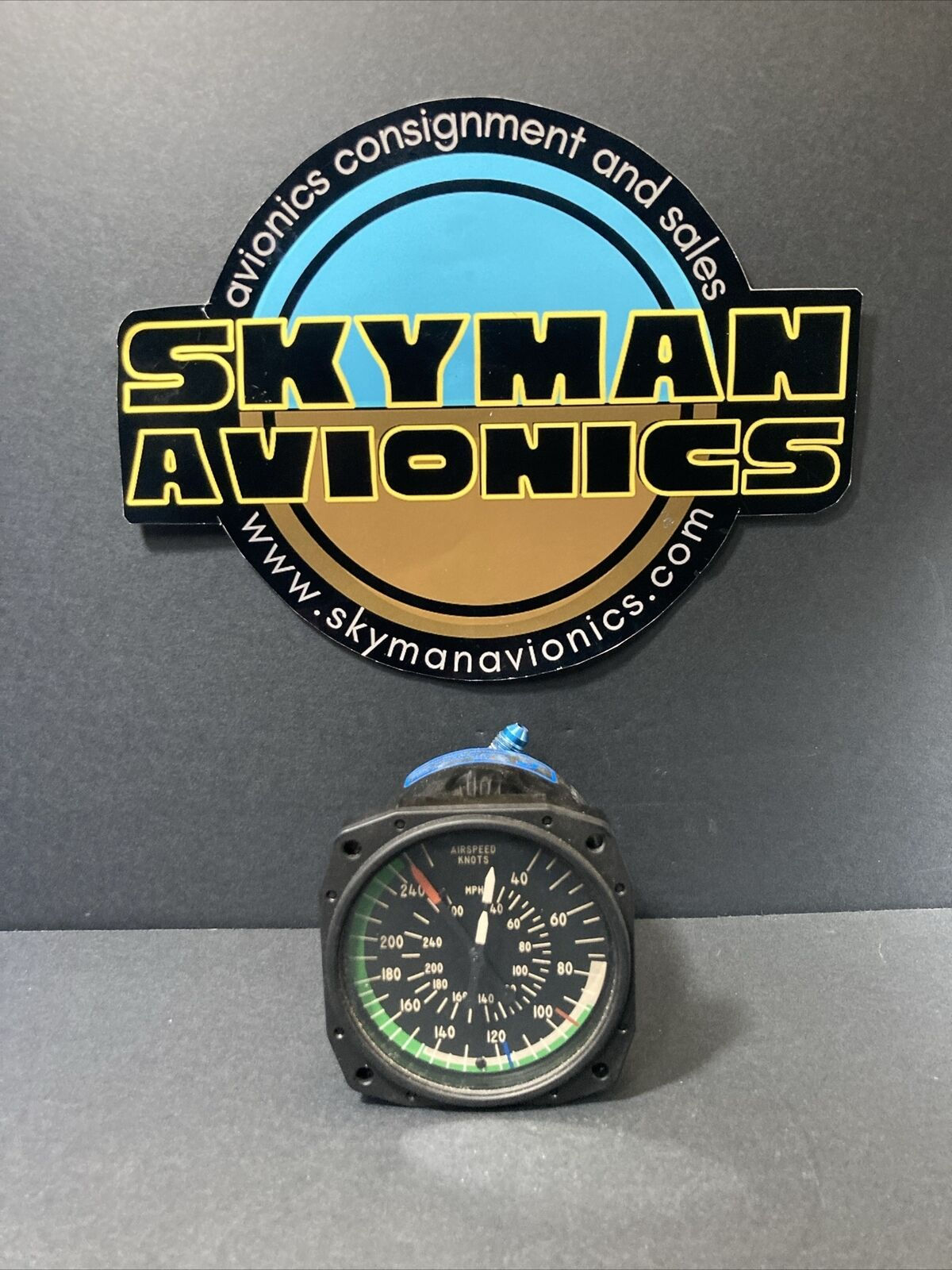 Piper PA-31 Airspeed Indicator 40-300 MPH