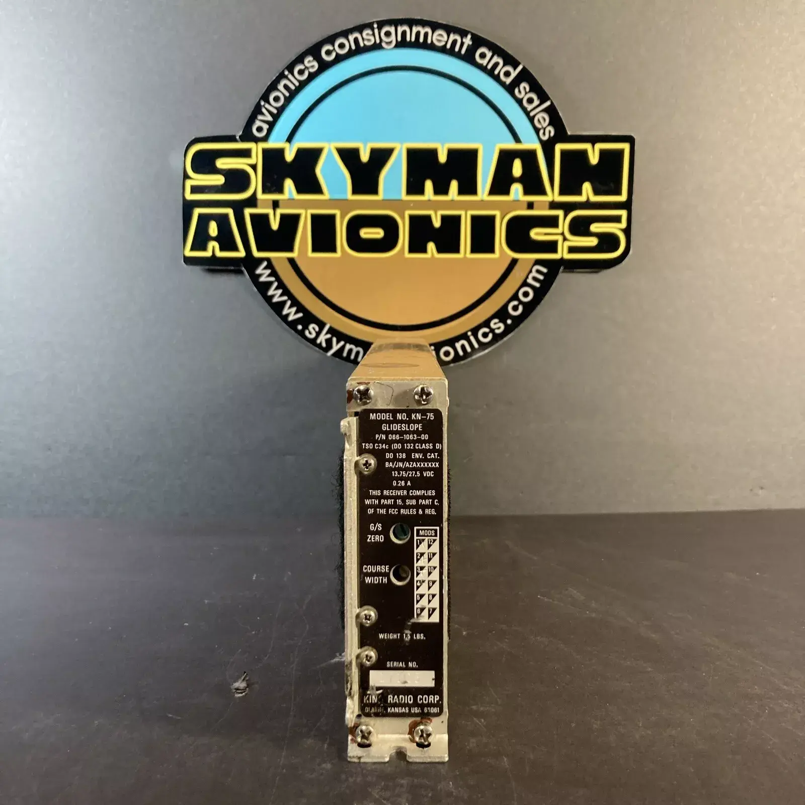 King KN 75 Glideslope Receiver