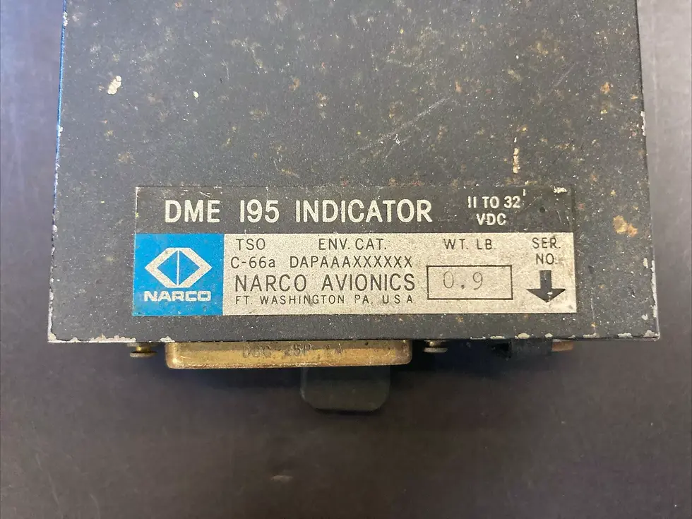 Thumbnail: Narco DME 195 Indicator