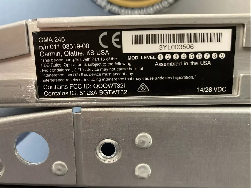 Thumbnail: Garmin GMA 245 Audio Panel w/ Bluetooth - NON TSO