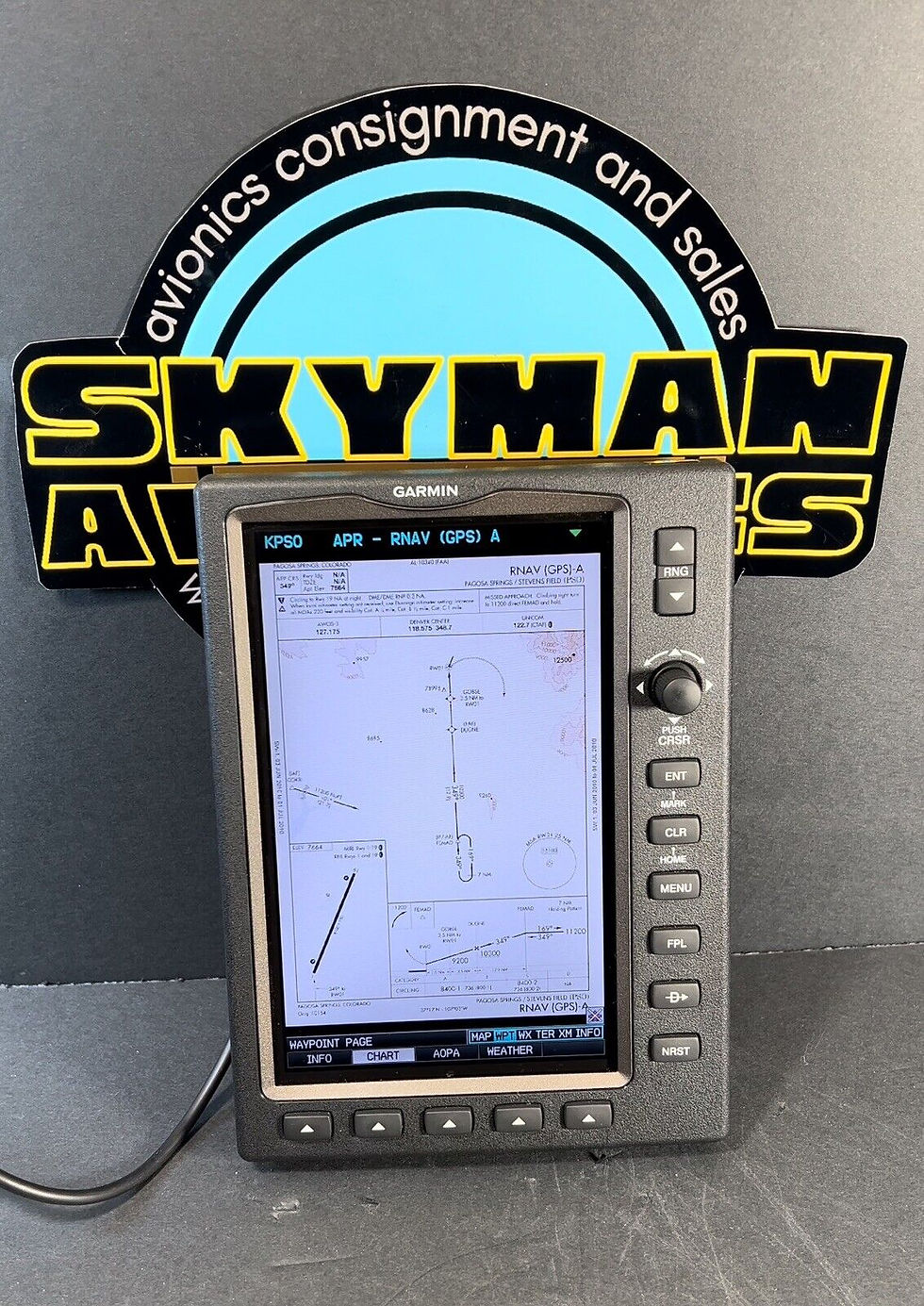Thumbnail: Garmin GPS MAP 696 Portable GPS W/ XM Radio & WX
