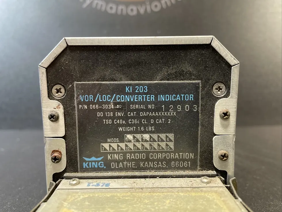 Thumbnail: King KI 203 VOR/LOC Indicator