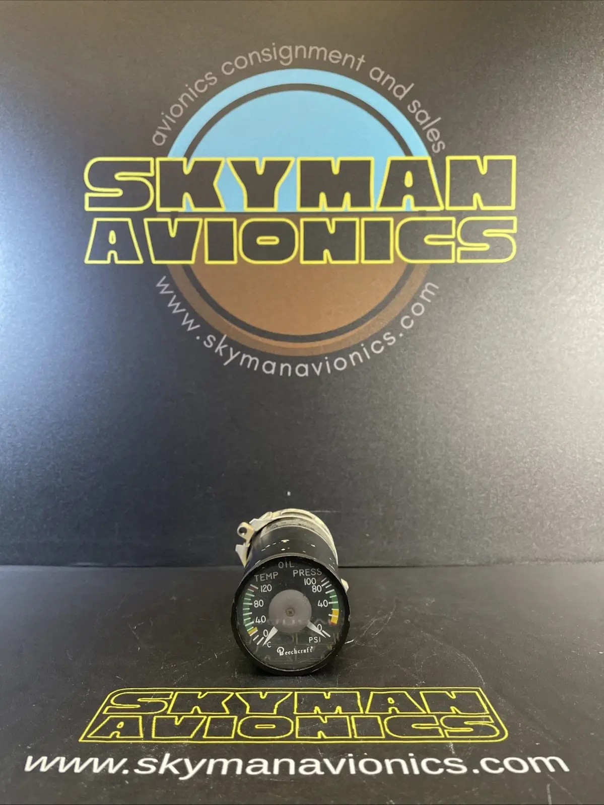 Beechcraft Oil Temp/Pressure Indicator - MD-63-3