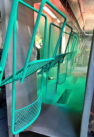 High end powder coating - London Fashion week