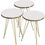 الصورة المصغرة: 4 Piece Set, Consisting Of a center Table And 3 Side Tables For Home Or Office