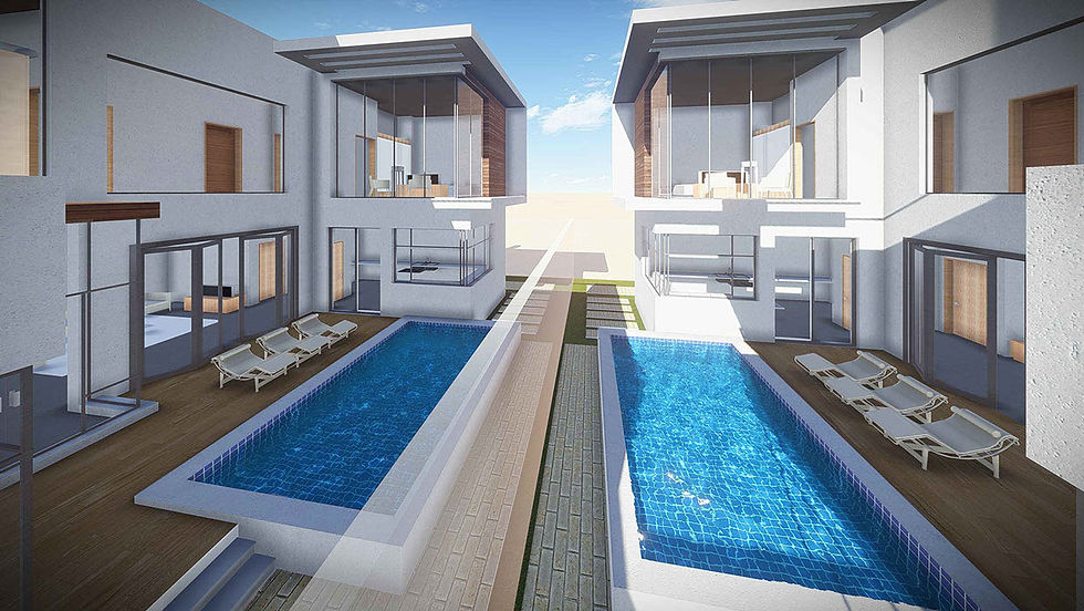 MODERN TWIN HOUSE DESIGN 40052