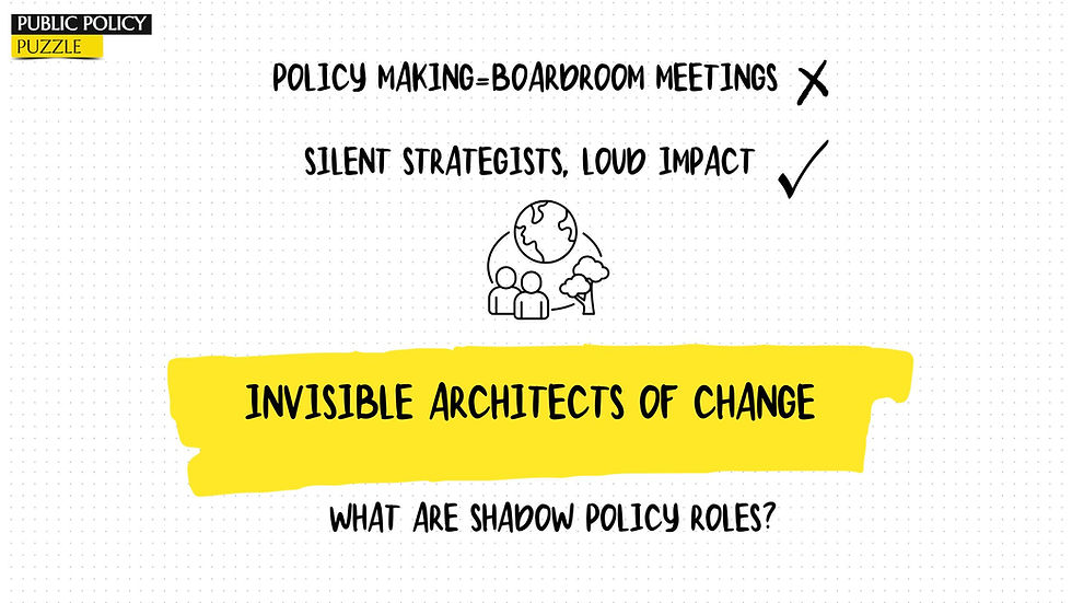 INVISIBLE ARCHITECTS OF CHANGE