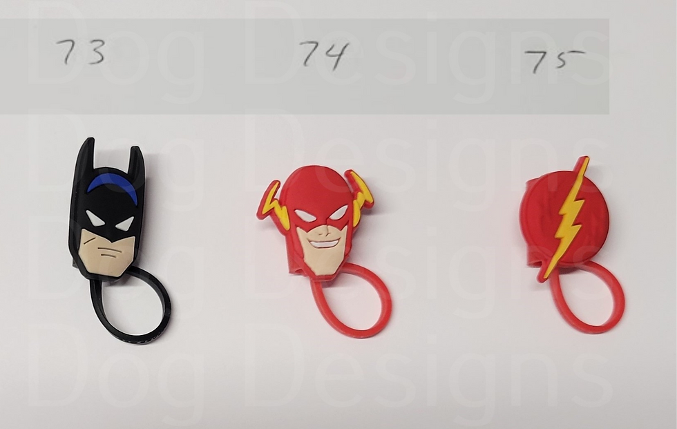 Thumbnail: Superhero Straw Toppers