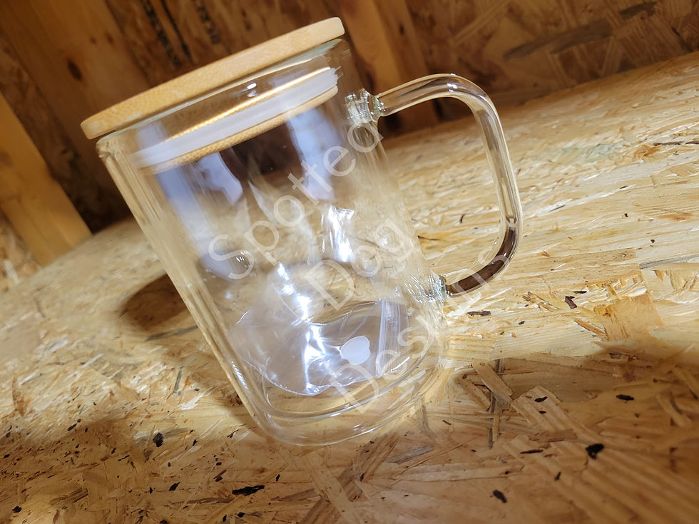 Thumbnail: 15oz Snow Globe Mason Jar with Handle