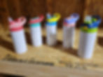 Thumbnail: 12oz Flip Top Glossy Sublimation Tumbler w/ Colored Lids