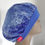 Thumbnail: Blue Patterned Bonnet, Sleeping Cap with Headband, Comfortable and Stylish