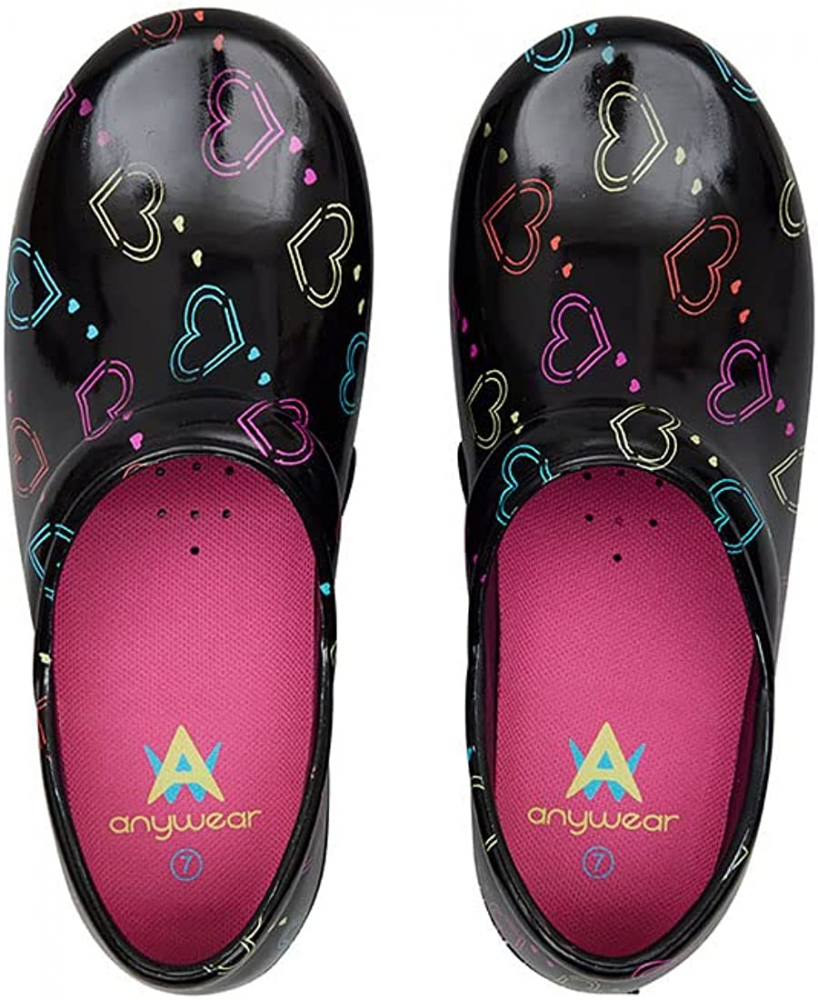 Thumbnail: Cherokee Anywhere Hearts Nursing Shoes, Stylish and Functional