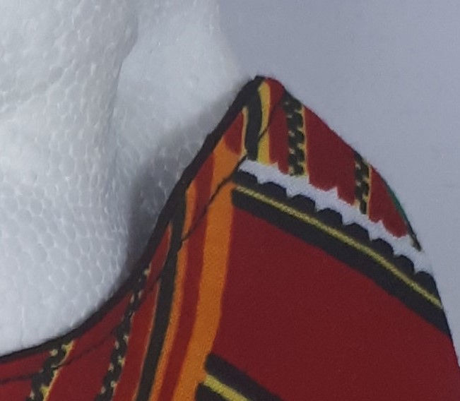 Thumbnail: Pretty Plaid Face Mask (Adult or Child) 100% Cotton Washable