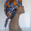 Thumbnail: African Autumn Ponytail Bouffant or Tie Back Scrub Cap