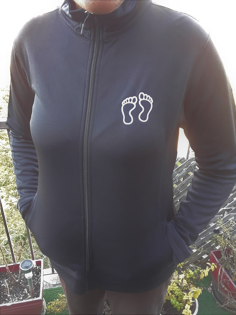 Thumbnail: Foot Nurse Jacket with Embroidered Feet - Build Your Business with a relaxed fit