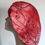 Thumbnail: Red Bonnet Sleeping Cap with elastic, Just pull on, Very comfortable