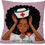 Thumbnail: 16 x 16 Inches Pillow Cover - Printed on both sides, NURSE POWER -for Nurses