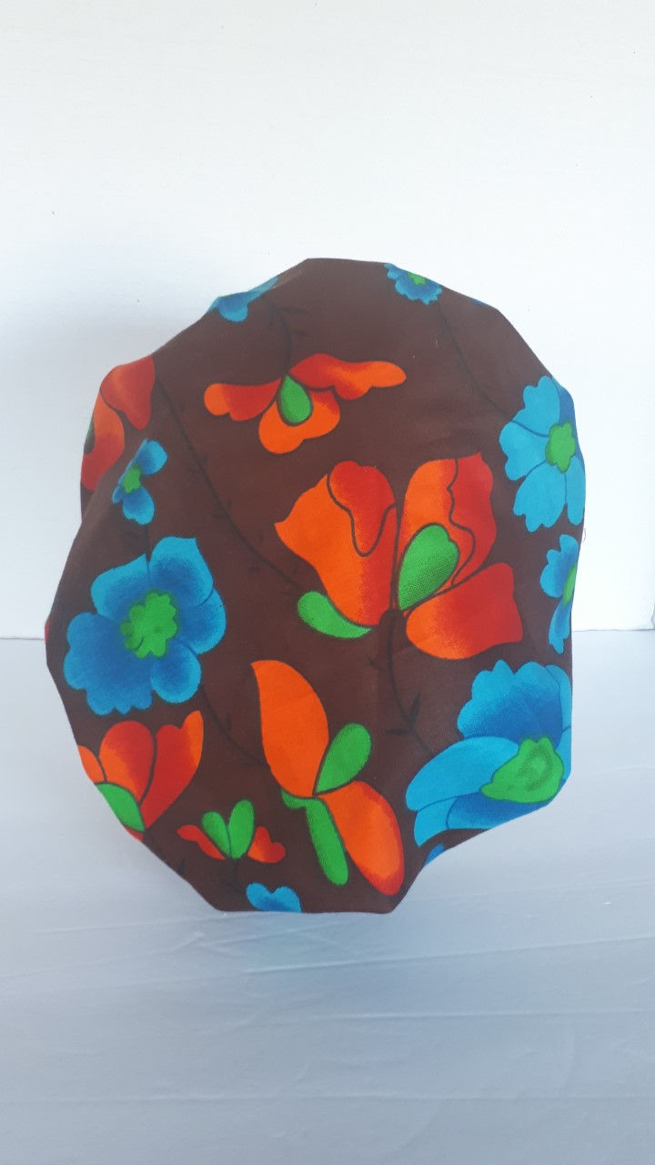 Thumbnail: The Flower Garden Scrub Cap for Nurses, Doctors, PSW's and Vets