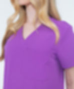 Thumbnail: Scrubs Set Kalea Purple Scrubs, Nurse Uniforms