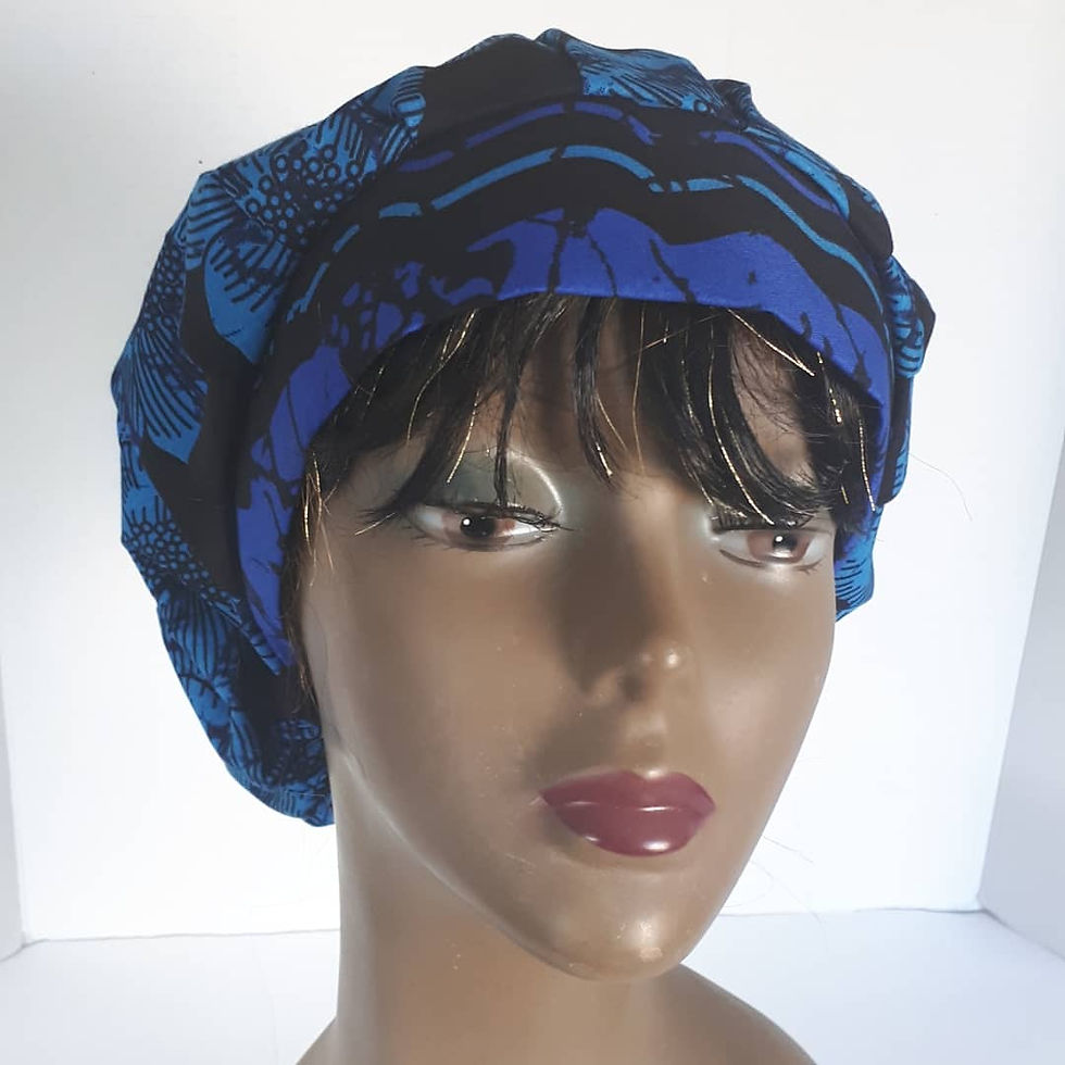 Thumbnail: Ponytail Bouffant or Tie Back Scrub Cap for Nurses, Doctors, Operating R