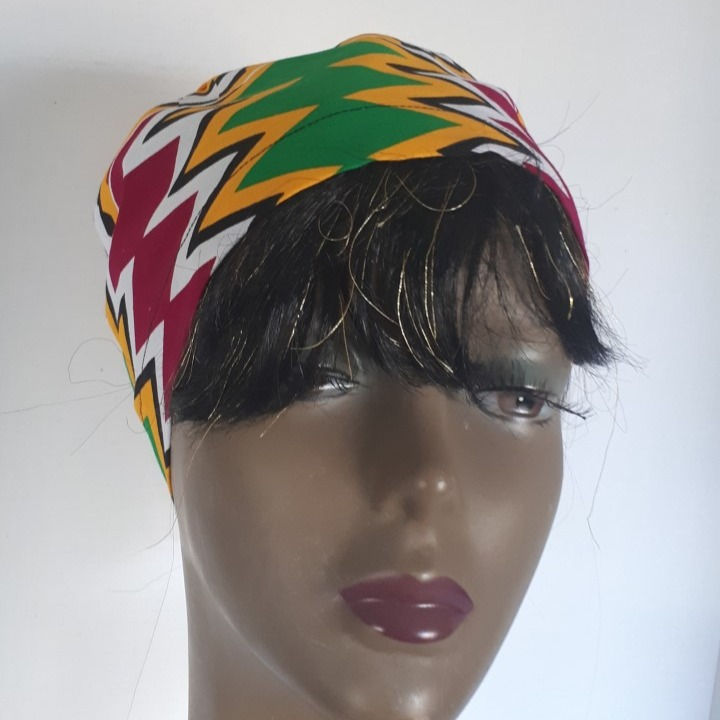 Thumbnail: Ponytail Bouffant or Tie Back Scrub Cap for Nurses, Doctors