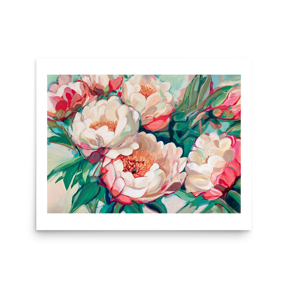 Thumbnail: Peonies - Premium Matte Poster Print