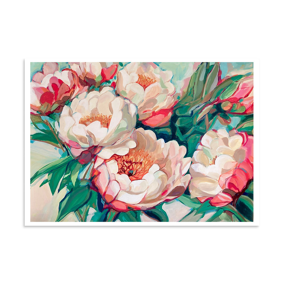 Thumbnail: Peonies - Premium Matte Poster Print