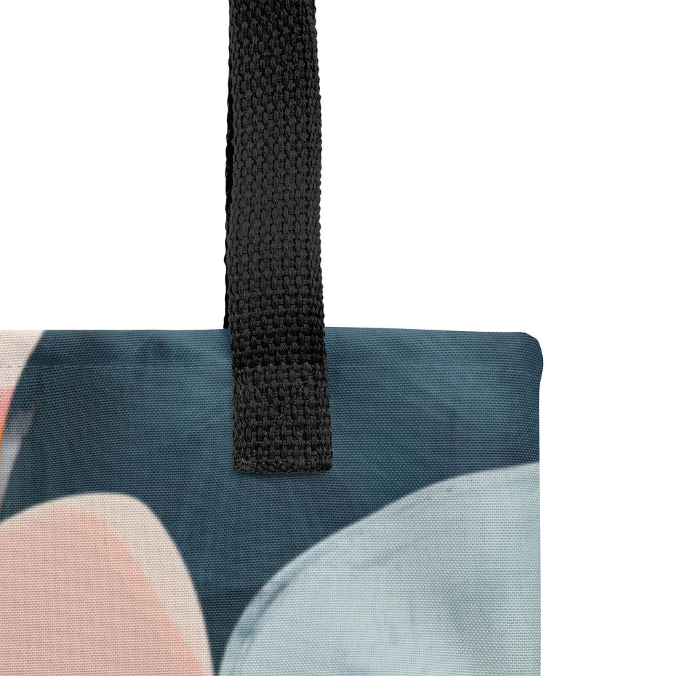 Thumbnail: Tote bag - All-Over River Stones
