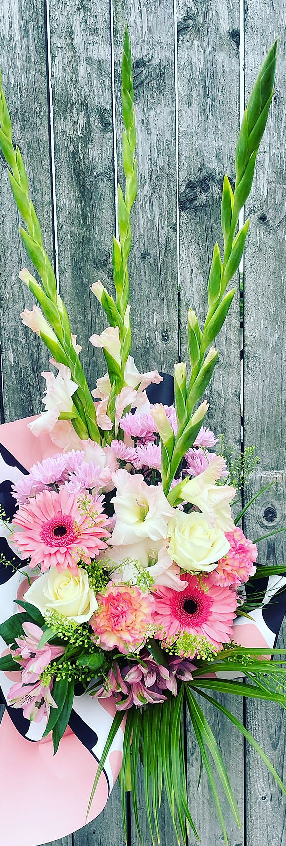 Pastel colour bouquet