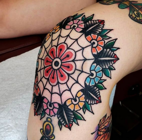 Traditional Knee Web