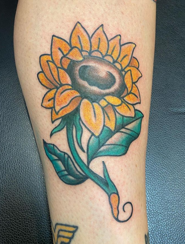Sunflower - Thomas Kenney Tattoo