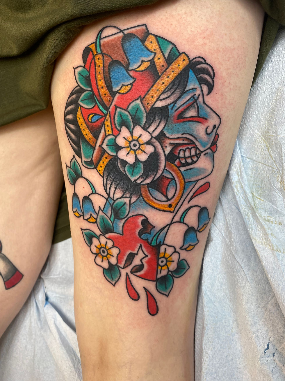 Zombie Girl Tattoo