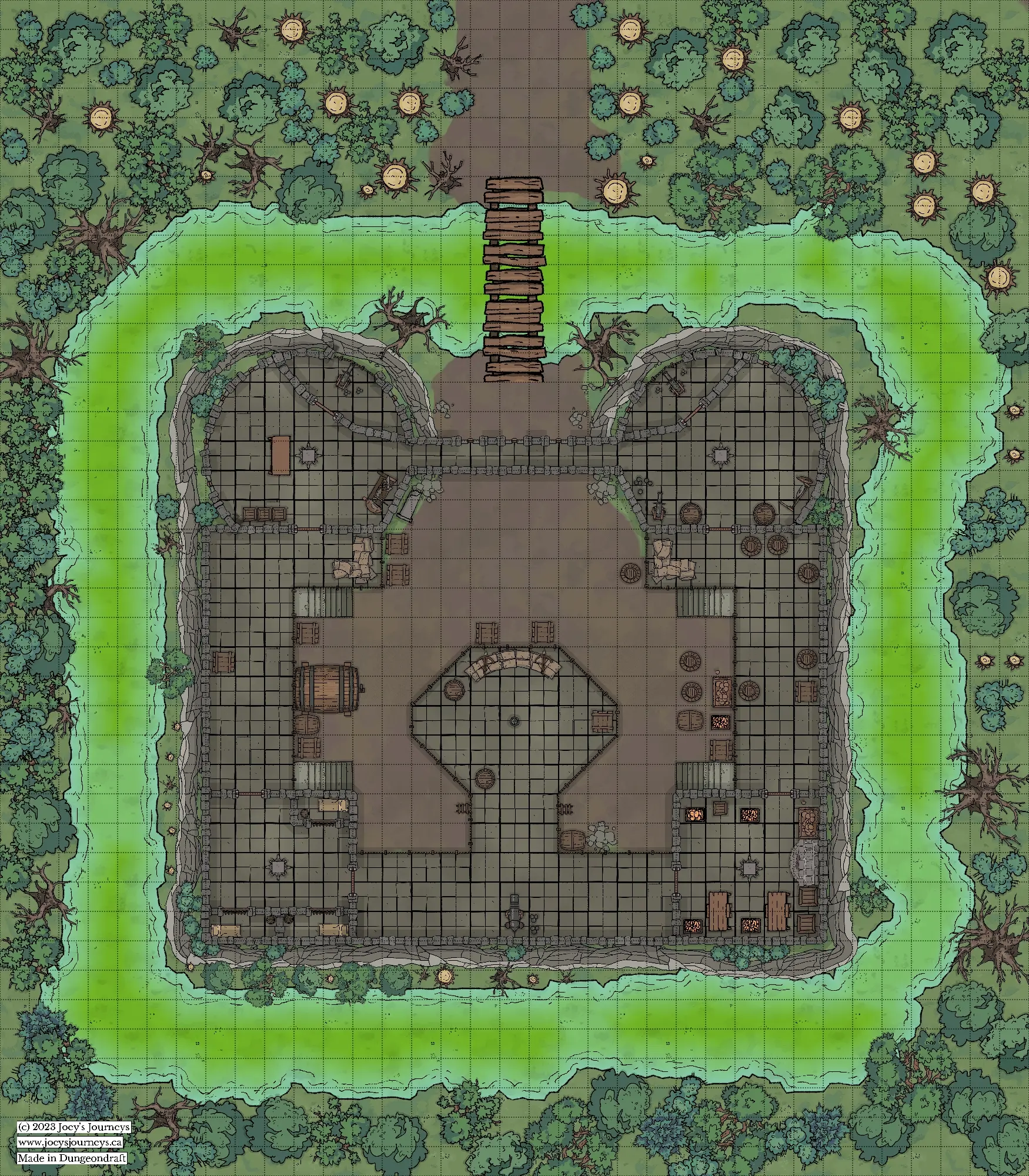 Castle Map D&D