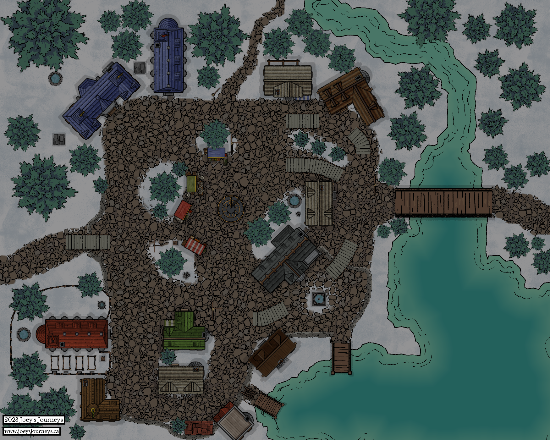 Town map D&D night