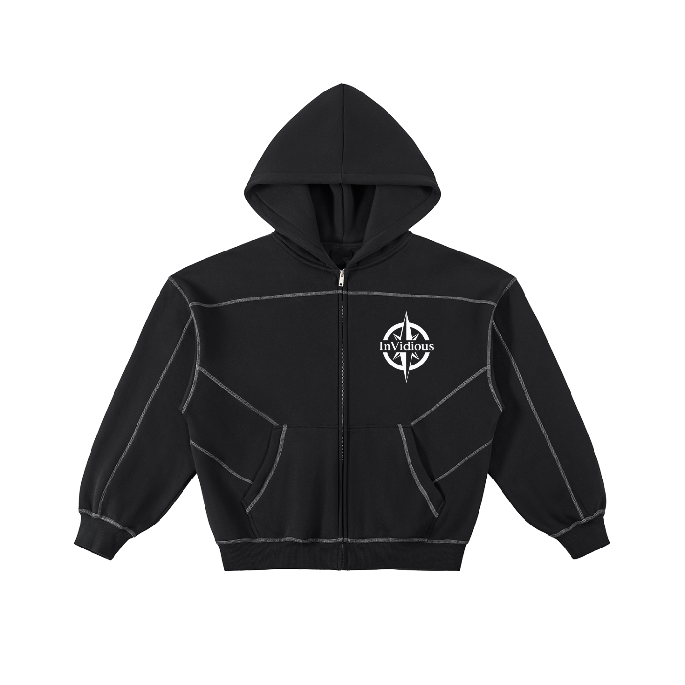 InVidious Logo  Zip Hoodie