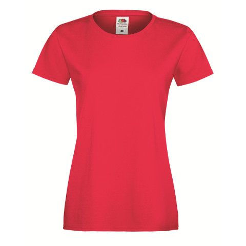 Thumbnail: Lady-fit Sofspun Fruit of the Loom t-shirt