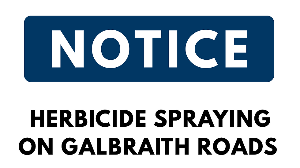 Galbraith Mountain Closed for Herbicide Spraying