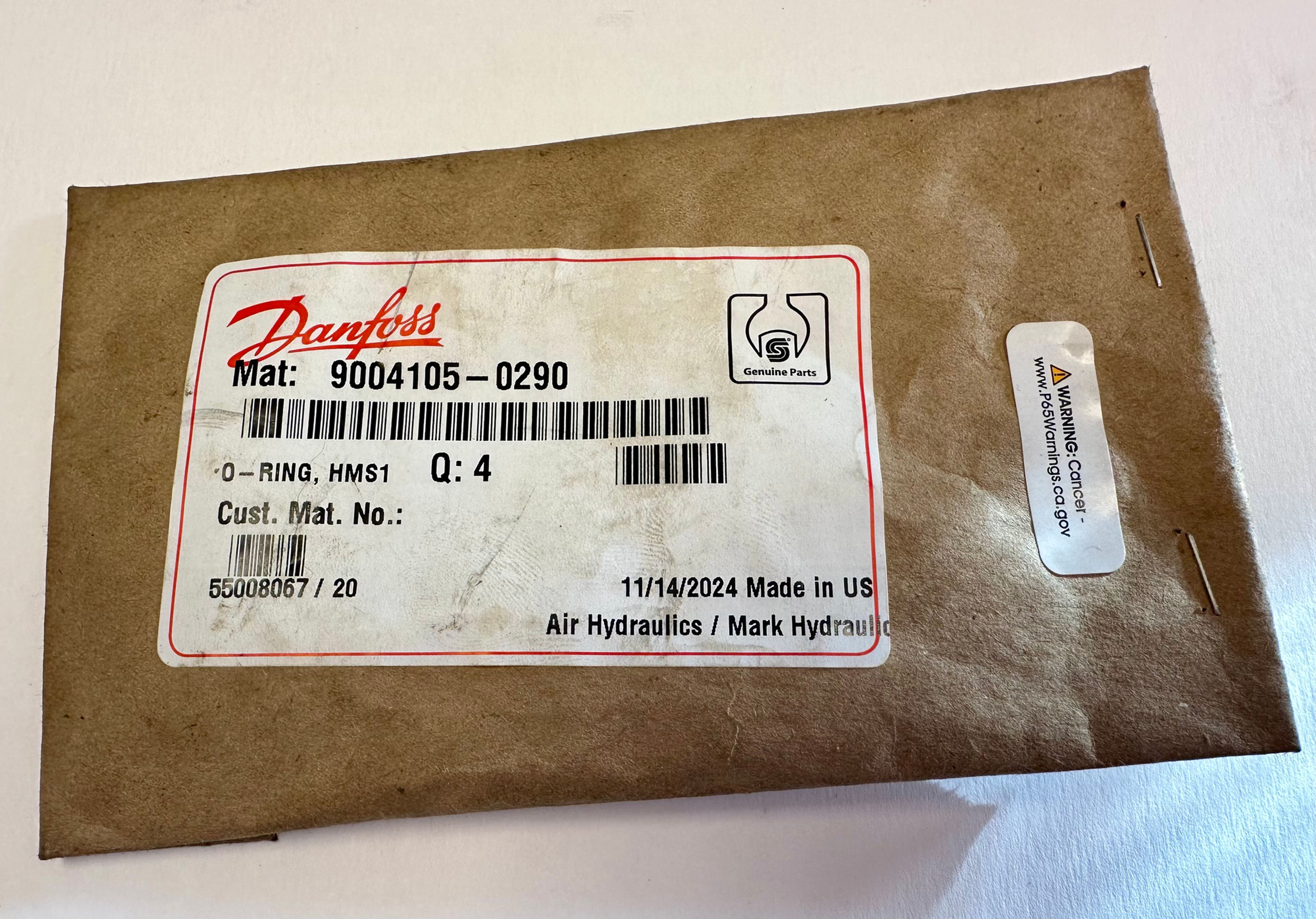 Danfoss O-ring  9004105-0290