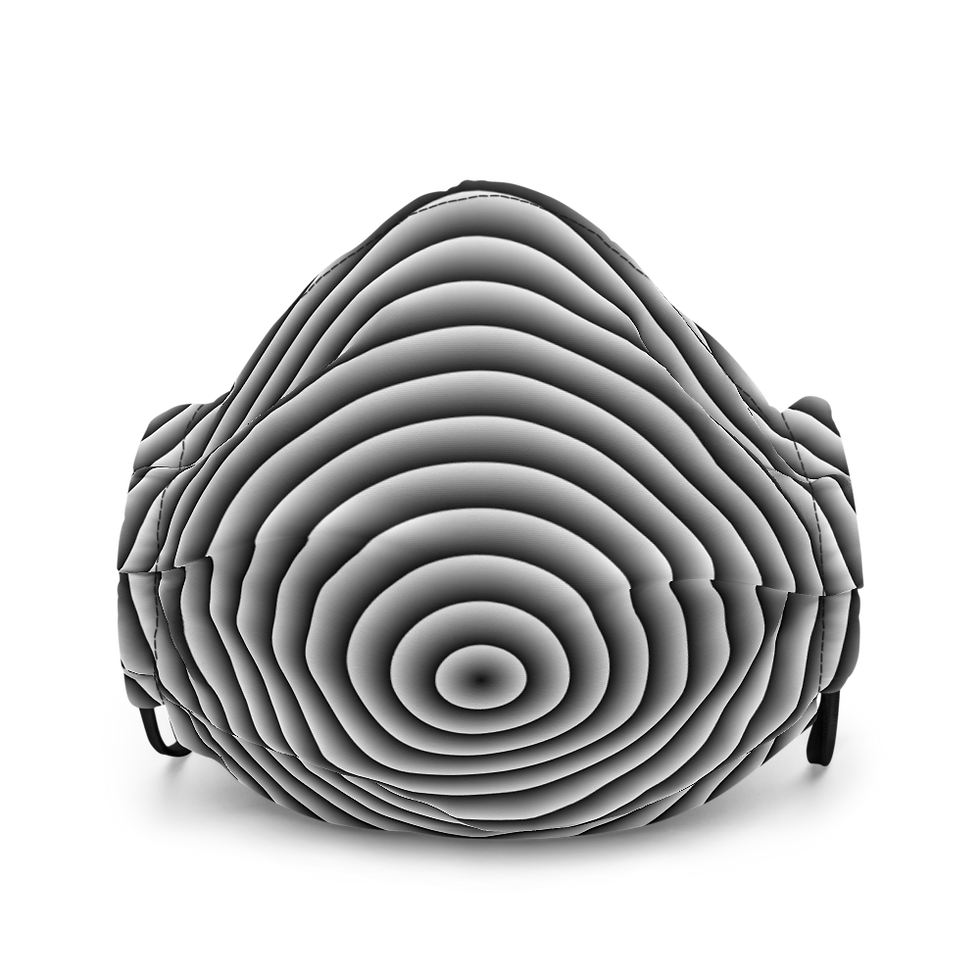 Optical Illusion Face Mask