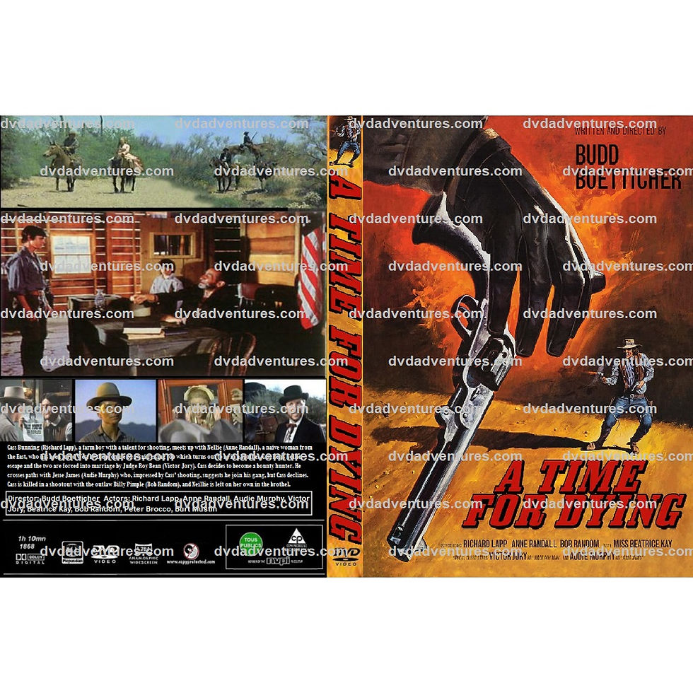 Thumbnail: A Time for Dying 1969 (dvd cover)
