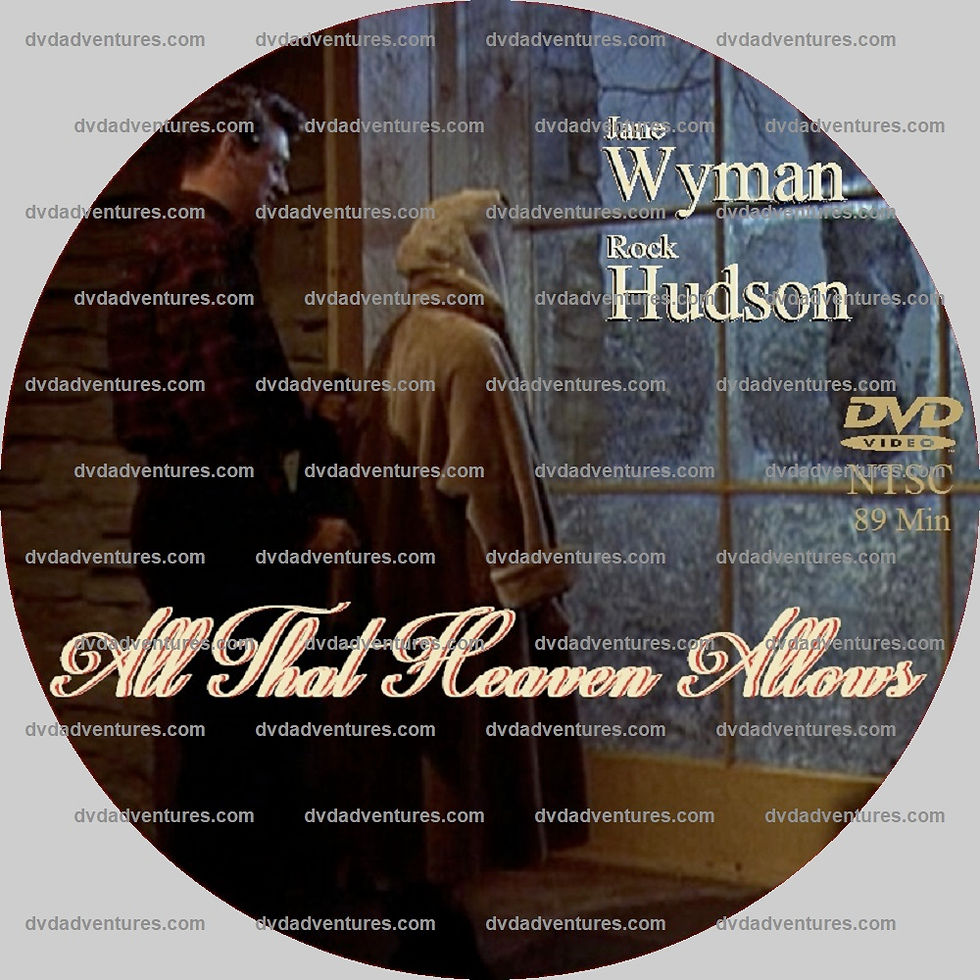 Thumbnail: All That Heaven Allows 1955 (dvd disk)