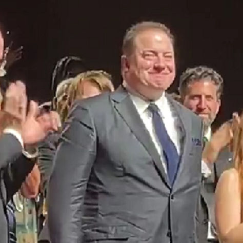 Brendan Fraser se emociona tras tremenda ovación a "The Whale", su última cinta