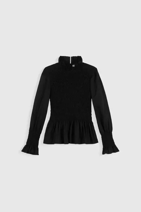 Aleria Shirt - Black | Maria De La Orden