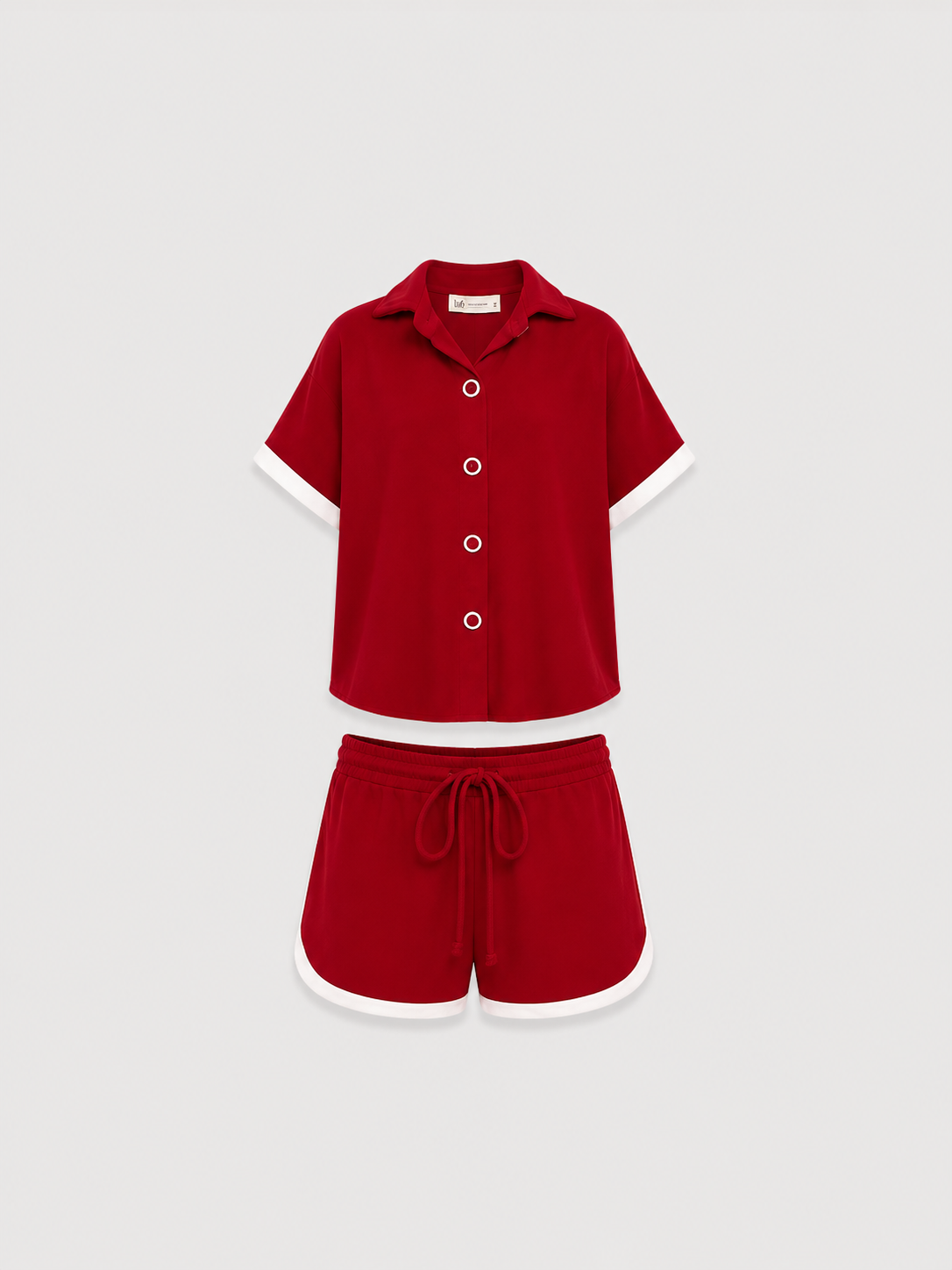 Conjunto Spa Barra Botões - Vermelho | Loér